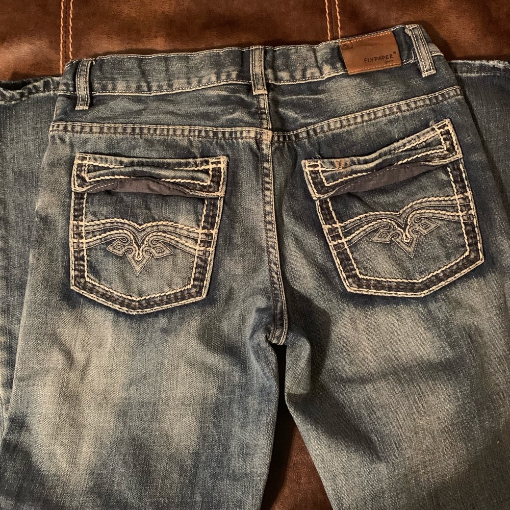 Boys 18 slim Flypaper jeans